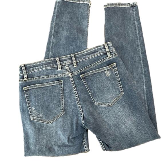 Tommy Bahama Women’s Jeans Slim Boyfriend Mid Shore Raw NWOT - Picture 6 of 9